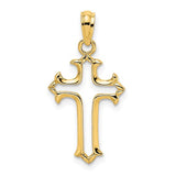 14k-cut-out-cross-charm-SolomonJeweler-Wichita-KS-CustomJewelry
