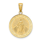 14k-polished-and-satin-miraculous-medal-charm-SolomonJeweler-Wichita-KS-CustomJewelry