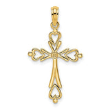 14k-cross-cut-out-w-heart-ends-charm-SolomonJeweler-Wichita-KS-CustomJewelry