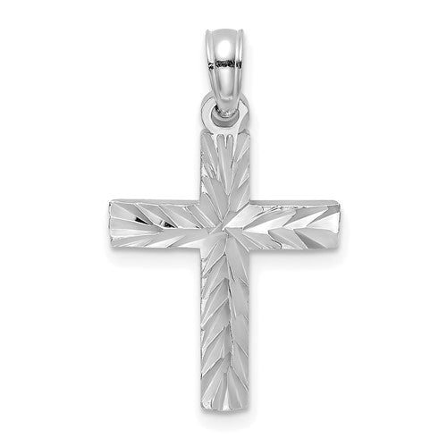 14k-white-gold-d-c-block-cross-charm-SolomonJeweler-Wichita-KS-CustomJewelry
