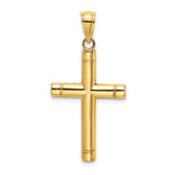 14k-tubular-cross-charm-SolomonJeweler-Wichita-KS-CustomJewelry