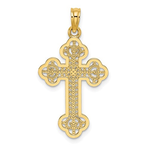 14k-cut-out-design-cross-charm-SolomonJeweler-Wichita-KS-CustomJewelry