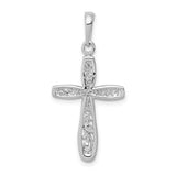 14k-white-gold-cross-w-filigree-center-charm-SolomonJeweler-Wichita-KS-CustomJewelry