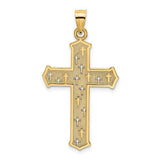 14k-arrow-tip-cross-w-cross-accents-charm-SolomonJeweler-Wichita-KS-CustomJewelry