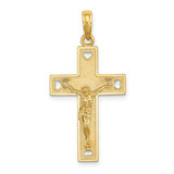 14k-cut-out-heart-w-i-love-jesus-on-reverse-crucifix-charm-SolomonJeweler-Wichita-KS-CustomJewelry