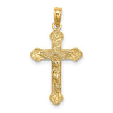 14k-inri-crucifix-w-scroll-tips-charm-SolomonJeweler-Wichita-KS-CustomJewelry