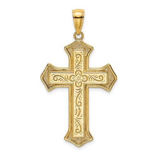 14k-2-d-filigree-center-block-cross-charm-SolomonJeweler-Wichita-KS-CustomJewelry