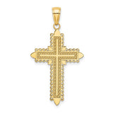 14k-w-lace-border-cross-charm-SolomonJeweler-Wichita-KS-CustomJewelry