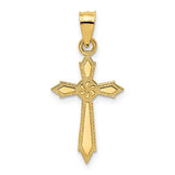 14k-w-engraved-edges-cross-charm-SolomonJeweler-Wichita-KS-CustomJewelry