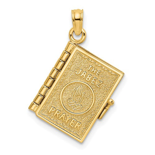 14k-3-d-w-moveable-pages-prayer-of-jabez-book-charm-SolomonJeweler-Wichita-KS-CustomJewelry