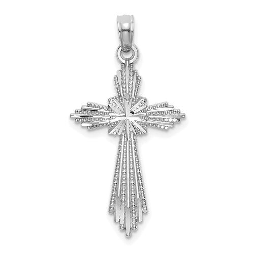 14k-white-gold-fancy-d-c-cross-charm-SolomonJeweler-Wichita-KS-CustomJewelry