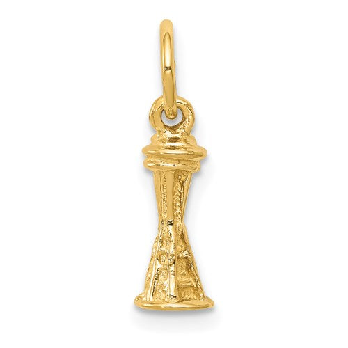 14k-solid-polished-space-needle-charm-SolomonJeweler-Wichita-KS-CustomJewelry