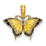 14k-small-enameled-yellow-butterfly-charm-SolomonJeweler-Wichita-KS-CustomJewelry
