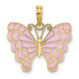 14k-lavender-enameled-butterfly-pendant-SolomonJeweler-Wichita-KS-CustomJewelry