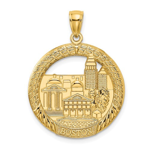 14k-boston-town-scene-round-charm-SolomonJeweler-Wichita-KS-CustomJewelry