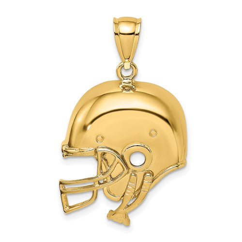 14k-2-d-polished-football-helmet-charm-SolomonJeweler-Wichita-KS-CustomJewelry
