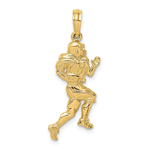 14k-polished-running-football-player-charm-SolomonJeweler-Wichita-KS-CustomJewelry