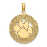 14k-alaska-w-bear-paw-charm-SolomonJeweler-Wichita-KS-CustomJewelry