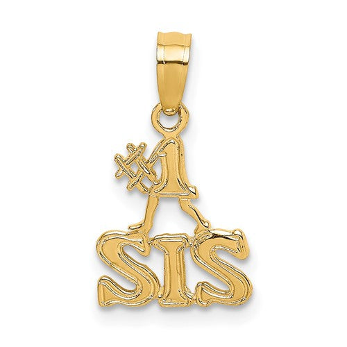 14k-polished-1-sis-charm-SolomonJeweler-Wichita-KS-CustomJewelry