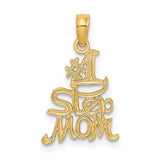 14k-polished-engraved-1-step-mom-charm-SolomonJeweler-Wichita-KS-CustomJewelry