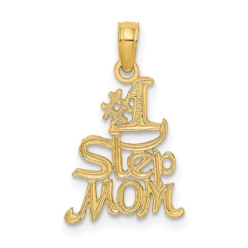 14k-polished-engraved-1-step-mom-charm-SolomonJeweler-Wichita-KS-CustomJewelry
