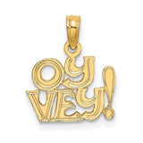 14k-polished-and-engraved-oy-vey-charm-SolomonJeweler-Wichita-KS-CustomJewelry