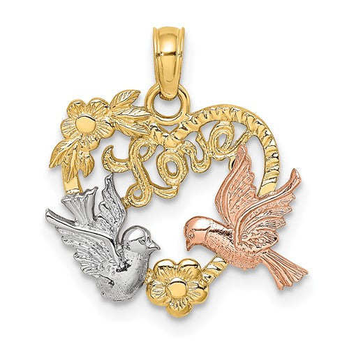 14k-yellow-and-rose-gold-w-rhodium-love-w-doves-heart-charm-SolomonJeweler-Wichita-KS-CustomJewelry