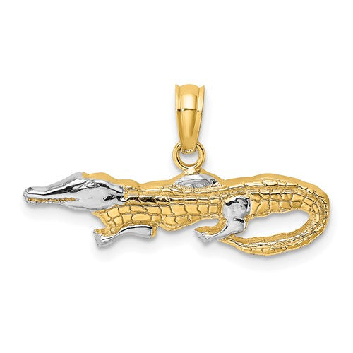 14k-w-rhodium-2-d-alligator-charm-SolomonJeweler-Wichita-KS-CustomJewelry