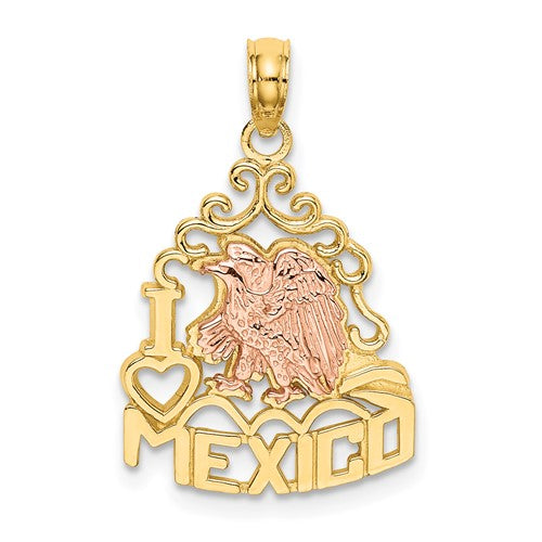 14k-two-tone-i-heart-mexico-w-eagle-charm-SolomonJeweler-Wichita-KS-CustomJewelry