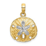 14k-with-white-rhodium-polished-sand-dollar-charm-SolomonJeweler-Wichita-KS-CustomJewelry