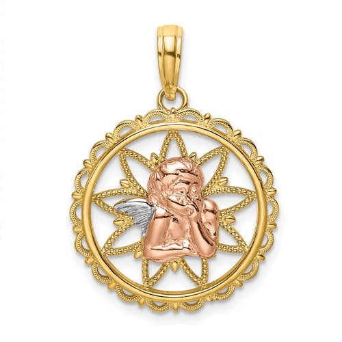 14k-two-tone-w-white-rhodium-cut-out-angel-charm-SolomonJeweler-Wichita-KS-CustomJewelry