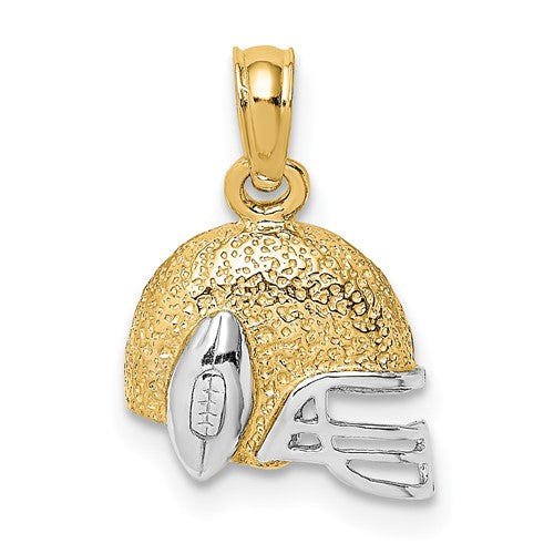14k-w-rhodium-football-helmet-charm-SolomonJeweler-Wichita-KS-CustomJewelry