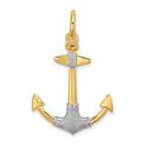 14k-w-rhodium-3-d-textured-anchor-w-shackle-bail-charm-SolomonJeweler-Wichita-KS-CustomJewelry