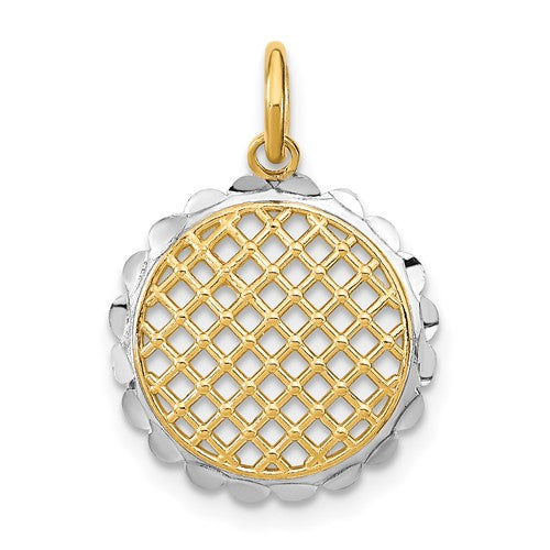 14k-w-rhodium-d-c-sunflower-pendant-charm-SolomonJeweler-Wichita-KS-CustomJewelry
