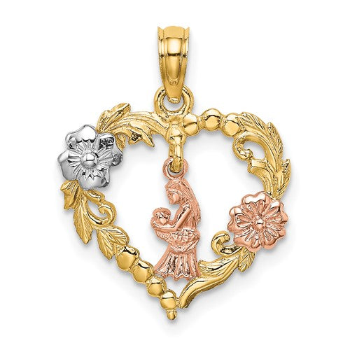 14k-two-tone-white-rhodium-motherly-love-w-flowers-in-heart-charm-SolomonJeweler-Wichita-KS-CustomJewelry