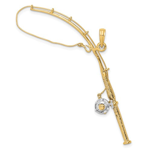 14k-w-rhodium-3-d-moveable-fishing-pole-w-reel-charm-SolomonJeweler-Wichita-KS-CustomJewelry