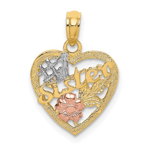 14k-two-tone-white-rhodium-1-sister-in-heart-w-flowers-charm-SolomonJeweler-Wichita-KS-CustomJewelry