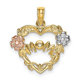 14k-two-tone-w-white-rhodium-mom-heart-w-flower-charm-SolomonJeweler-Wichita-KS-CustomJewelry