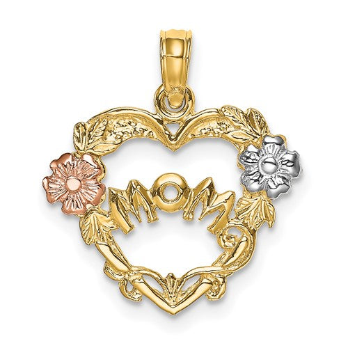 14k-two-tone-w-white-rhodium-mom-heart-w-flower-charm-SolomonJeweler-Wichita-KS-CustomJewelry