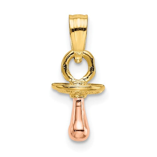 14k-two-tone-3-d-pacifier-charm-SolomonJeweler-Wichita-KS-CustomJewelry
