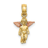 14k-two-tone-3-d-mini-guardian-angel-charm-SolomonJeweler-Wichita-KS-CustomJewelry