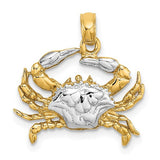 14k-with-white-rhodium-charm-blue-crab-charm-SolomonJeweler-Wichita-KS-CustomJewelry
