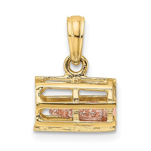14k-two-tone-moveable-3-d-lobster-pink-in-trap-SolomonJeweler-Wichita-KS-CustomJewelry