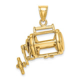 14k-moveable-3d-fishing-reel-charm-SolomonJeweler-Wichita-KS-CustomJewelry