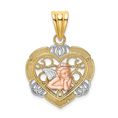 14k-two-tone-w-white-rhodium-angel-in-heart-charm-SolomonJeweler-Wichita-KS-CustomJewelry