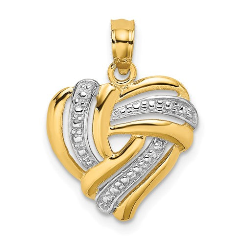 14k-w-white-rhodium-textured-heart-charm-SolomonJeweler-Wichita-KS-CustomJewelry