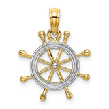 14k-w-rhodium-2-d-ship-wheel-charm-SolomonJeweler-Wichita-KS-CustomJewelry