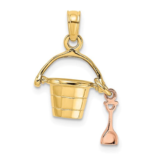 14k-rose-and-yellow-gold-3-d-beach-bucket-and-shovel-charm-SolomonJeweler-Wichita-KS-CustomJewelry