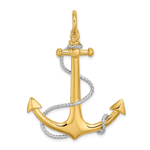 14k-w-rhodium-3-d-large-anchor-w-rope-and-shackle-bail-charm-SolomonJeweler-Wichita-KS-CustomJewelry