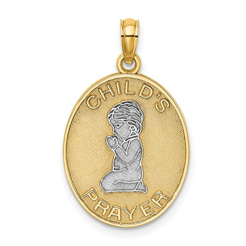 14k-w-rhodium-reversible-childs-prayer-w-boy-charm-SolomonJeweler-Wichita-KS-CustomJewelry